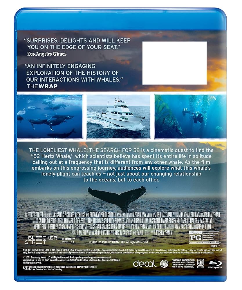 その他 Ocean Voyagers [Blu-ray] Amazon.com: The Loneliest Whale: The Search For 52 : Joshua